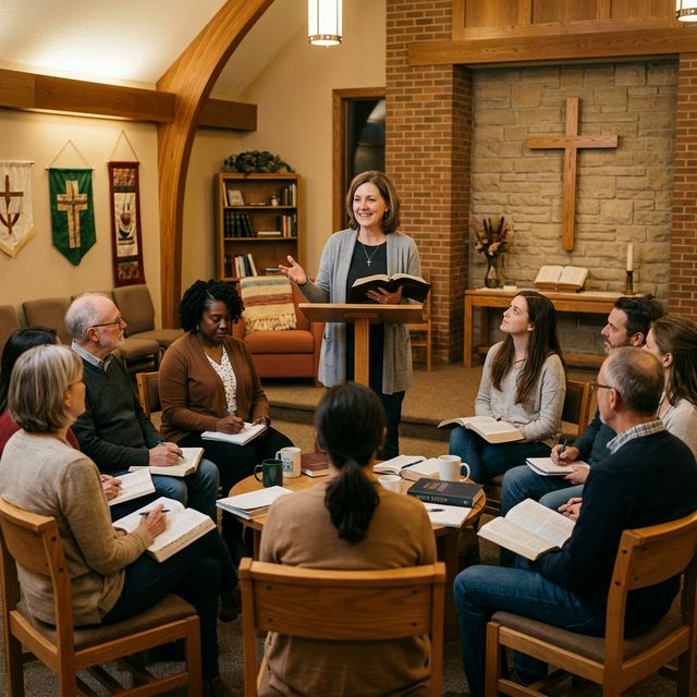 Classe de discipulado e batismo